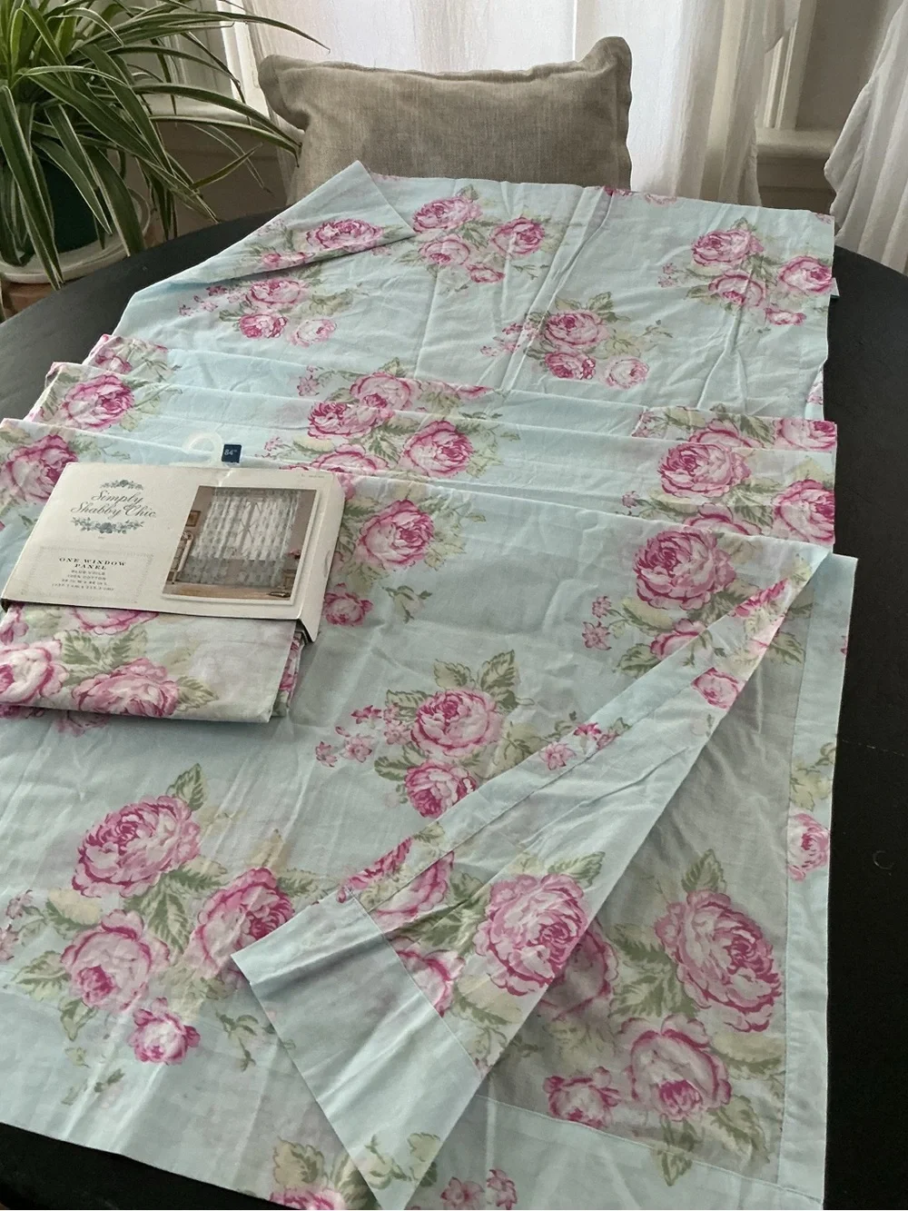 2 New Simply Shabby Chic Curtain Panels